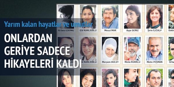 Geriye hikayeleri kaldı