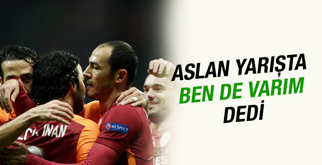 Aslan yarışta ben de varım dedi