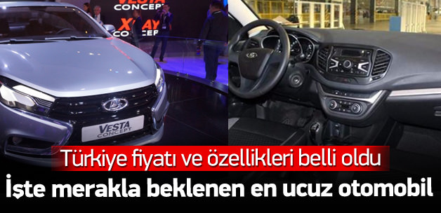Yeni Lada Vesta'nın Türkiye fiyatı belli oldu