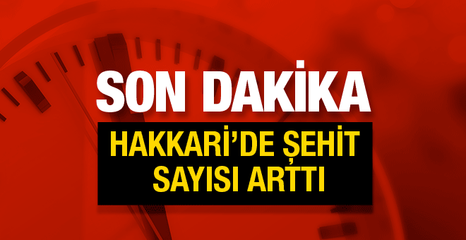 Hakkari'de PKK saldırısı 1 astsubay ve 1 polis şehit