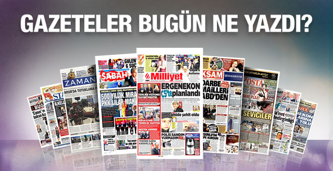 10 Aralık 2015 Gazete Manşetleri