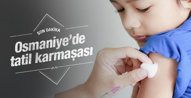 Osmaniye'de eğitime grip engeli