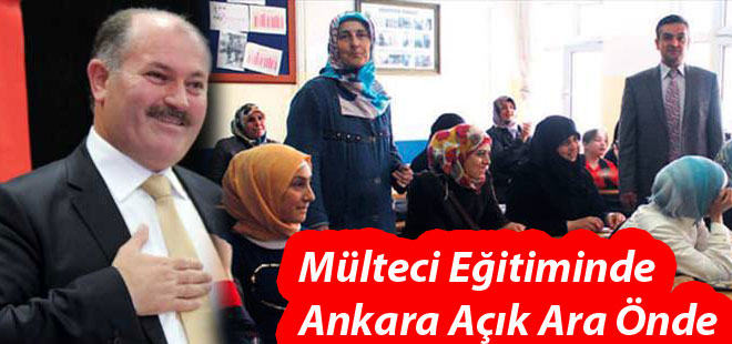 Mülteci eğitiminde Ankara açık ara önde