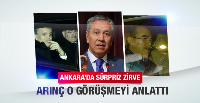 Abdullah Gül'den Arınç'ın evine kritik ziyaret!
