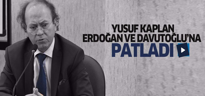 Yusuf Kaplan, Erdoğan ve Davutoğluna patladı