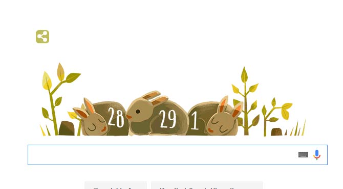 2016 yılına denk gelen 29 Şubat Google’ın Doodle’ı oldu