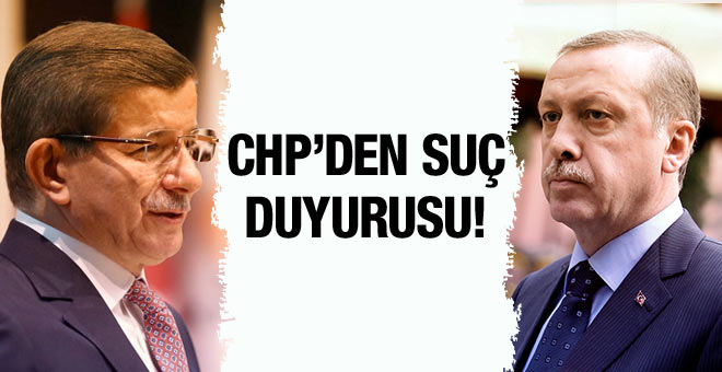 Erdoğan ve Davutoğlu'na olay suç duyurusu