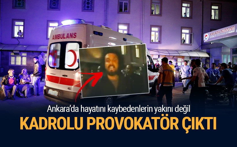 "Batsın iktidarınız" diyen şahıs, provokatör çıktı