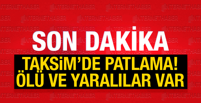 Beyoğlu'nda son dakika patlama! Ölü ve yaralılar var