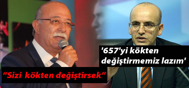 Koncuk'tan Şimşek'e 657 Değişikliği Cevabı