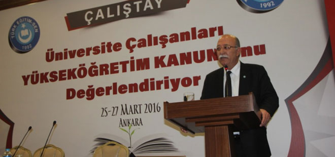 Koncuk: Akademisyenlerimiz Sendikal Mücadele İçerisinde Olmalı