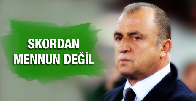 Fatih Terim 2-1'lik galibiyetten mennun değil