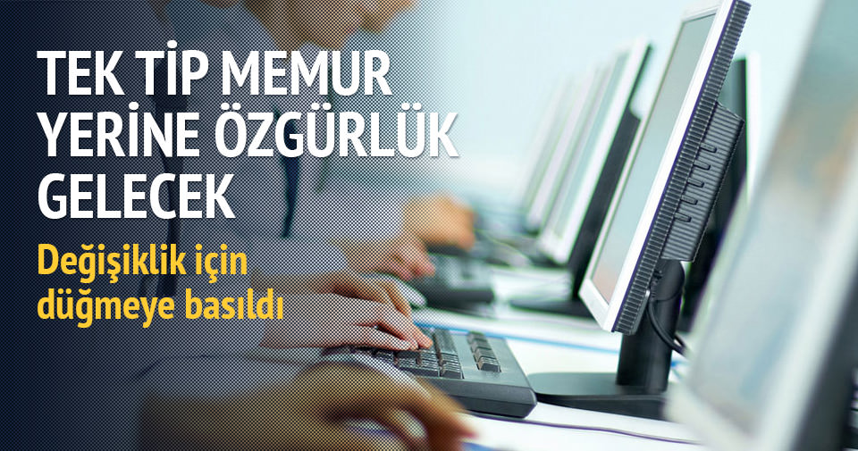 Memur kravatı atıyor kot pantolon geliyor