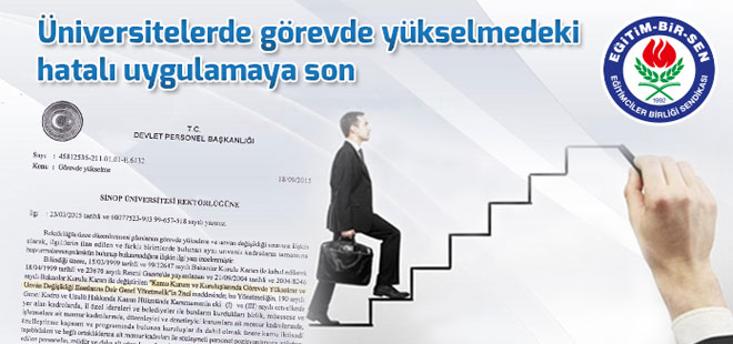 Üniversitelerde görevde yükselmeye yeni düzenleme