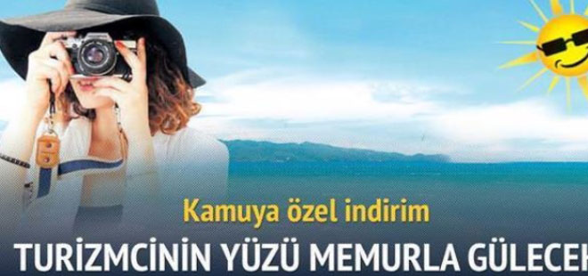 Turizmciden memura yüzde 30 indirim teklifi