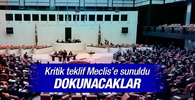 AK Parti dokunulmazlık teklifini TBMM'ye sundu!