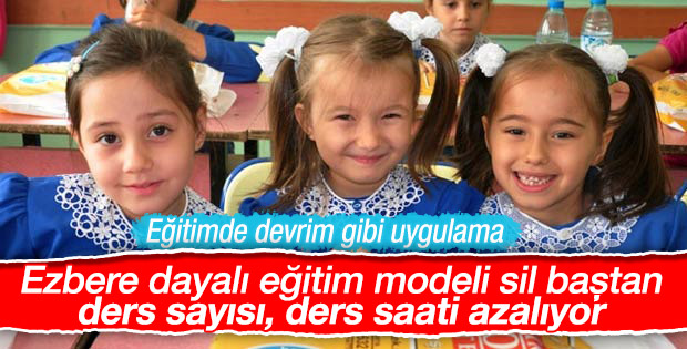 Ders Sayısı ve Saatleri Azalacak