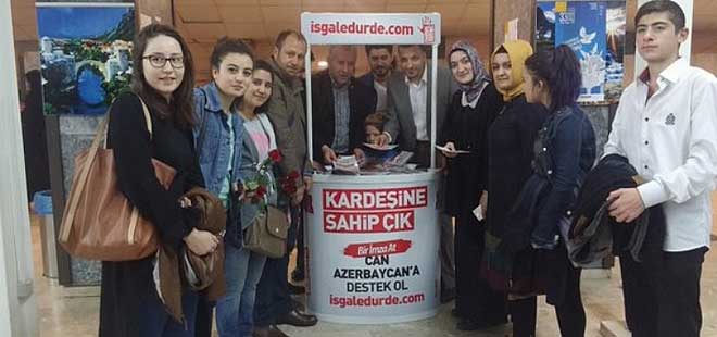 Genç Memur-Sen'den Azerbaycan'a Destek