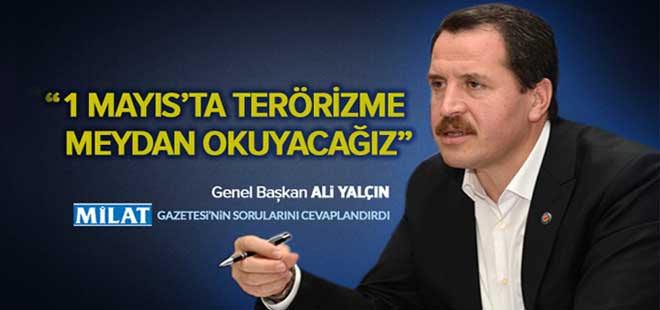 Ali Yalçın, 1 Mayıs Programının Detaylarını Anlattı