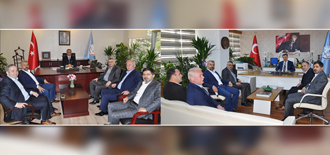 MEB Müsteşar Yardımcısı Yıldız ve Genel Müdür Şamlıoğlu'na ziyaret