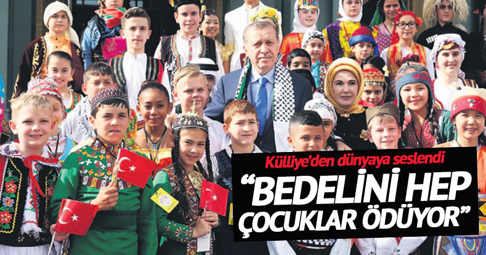 300 çocuk Külliye'de ağırlandı