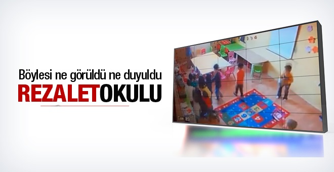 Anaokulunda öğrencilere dayak
