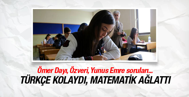 İlk gün TEOG soruları değerlendirmesi, 27 Nisan 2016