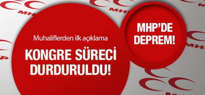 MHP'de flaş gelişme kongre süreci durduruldu