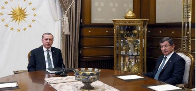 Erdoğan - Davutoğlu zirvesi sona erdi