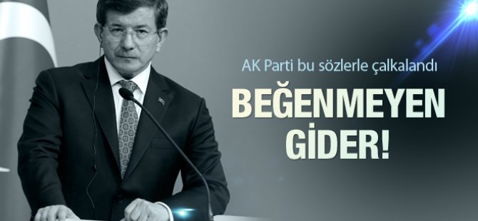Davutoğlu destek bulamadı AK Parti'de MYK bombası!