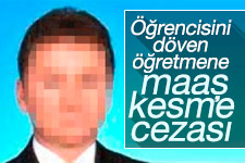 Öğretmene maaş kesme cezası