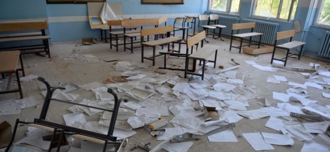 Teröristler Nusaybin'de anaokulunu yaktılar