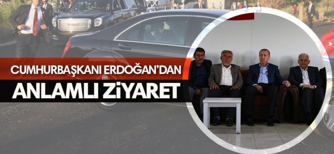 Cumhurbaşkanı Erdoğan Dürümlü'de katledilenlerin yakınlarını ziyaret etti
