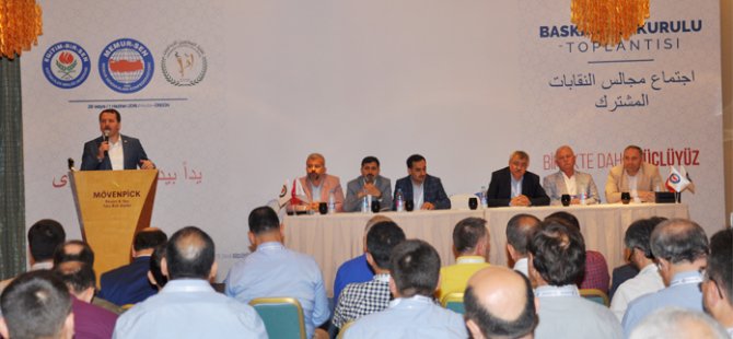 Eğitim-Bir-Sen 33. Başkanlar Kurulu Toplantısı Akabe'de Yapıldı