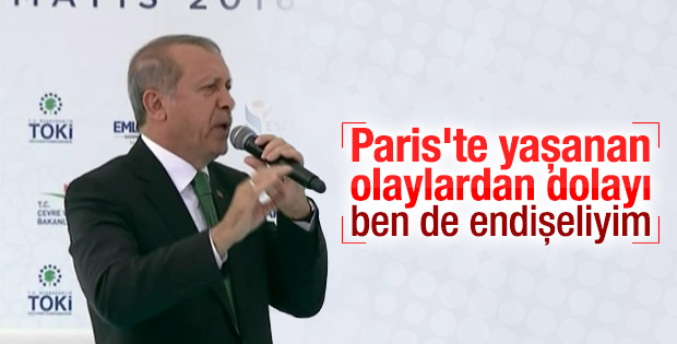 Erdoğan; "endişeliyim, kaygılıyım"
