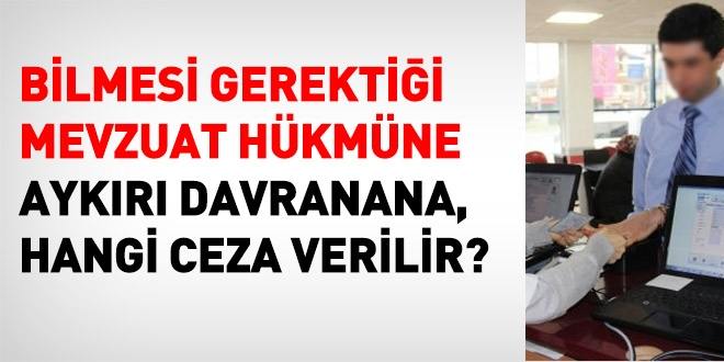 Kamu görevlisinin mevzuatı bilmemesi suç mu?