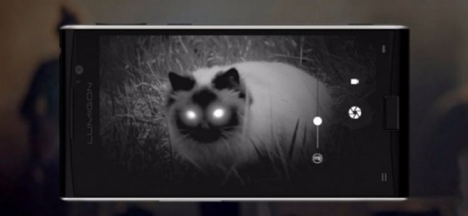 Dünyanın ilk gece görüş kameralı telefonu