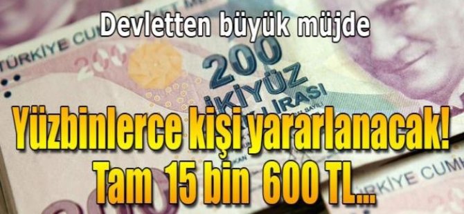 Devletten işsize 15.600TL ödeme
