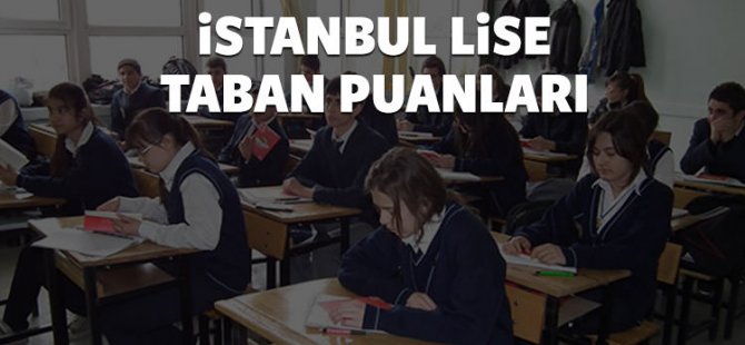 İstanbul TEOG lise taban puanları 2016 - MEB