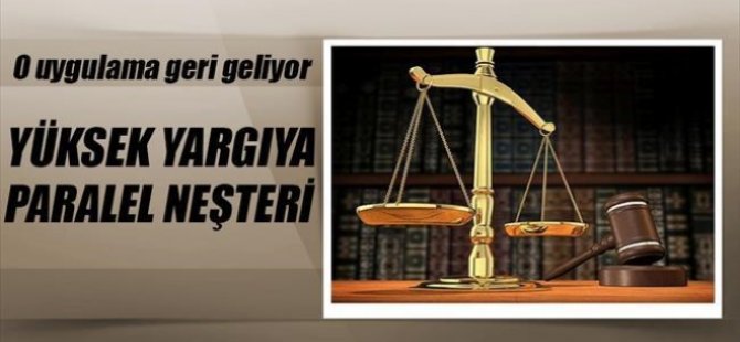 Danıştay ve Yargıtay üyelerine 12 yıl sınırı, bu hafta Meclis'te