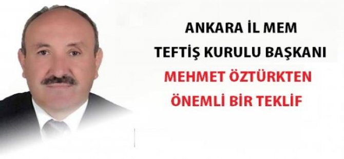 Teftiş Kurulu Başkanı: Din ve Dünya İşlerimizi Fabrika Ayarlarına Döndürelim