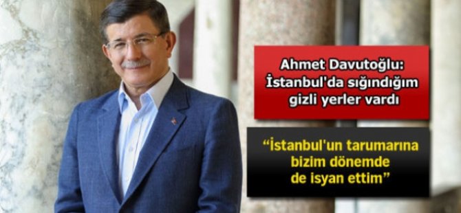Ahmet Davutoğlu ilk kez konuştu