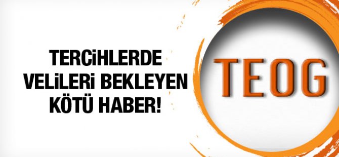 TEOG YEP tercihlerinde velileri bekleyen kötü haber!