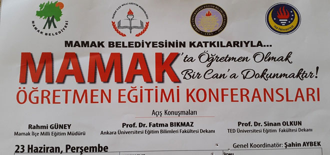 Mamak İlçe MEM’den Örnek Seminer Çalışması