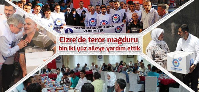 Eğitim-Bir-Sen'den Terör Mağdurlarına Yardım