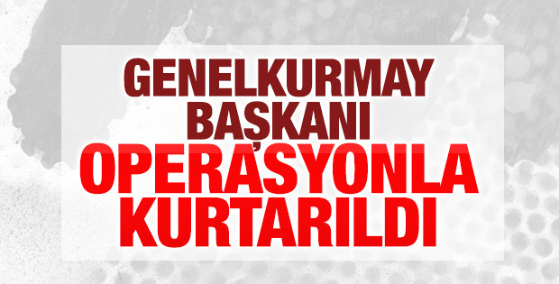 Hulusi Akar kurtarıldı