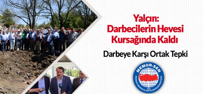 Ali Yalçın: Alanları Boş Bırakmayacağız