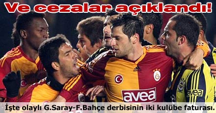 Ve cezalar açıklandı!