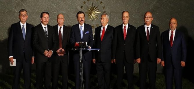 Türkiye-AB KİK Heyeti Cumnurbaşkanlığı'nda