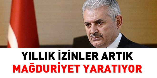 Yıllık izinler serbest bırakılmalı